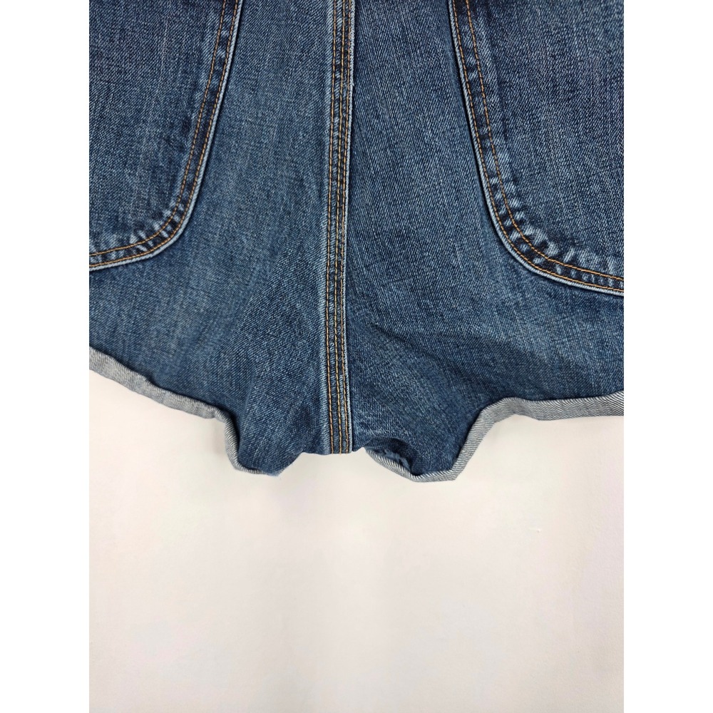 Rag & Bone Denim Shorts Womens 30 Blue Cotton Cutoff High Rise Cha Cha Room Boho - Picture 9 of 12
